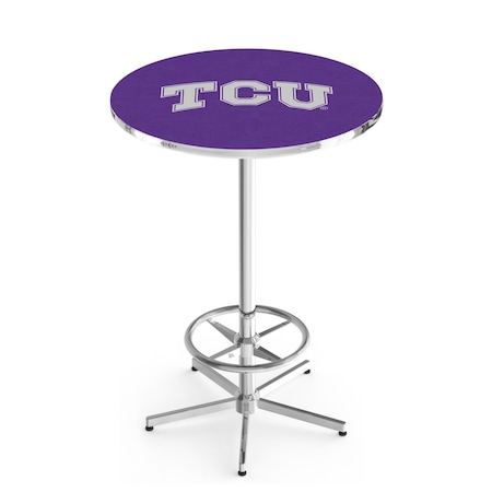 Holland Bar Stool Co 42" Chrome TCU Pub Table L216C4228TexChr